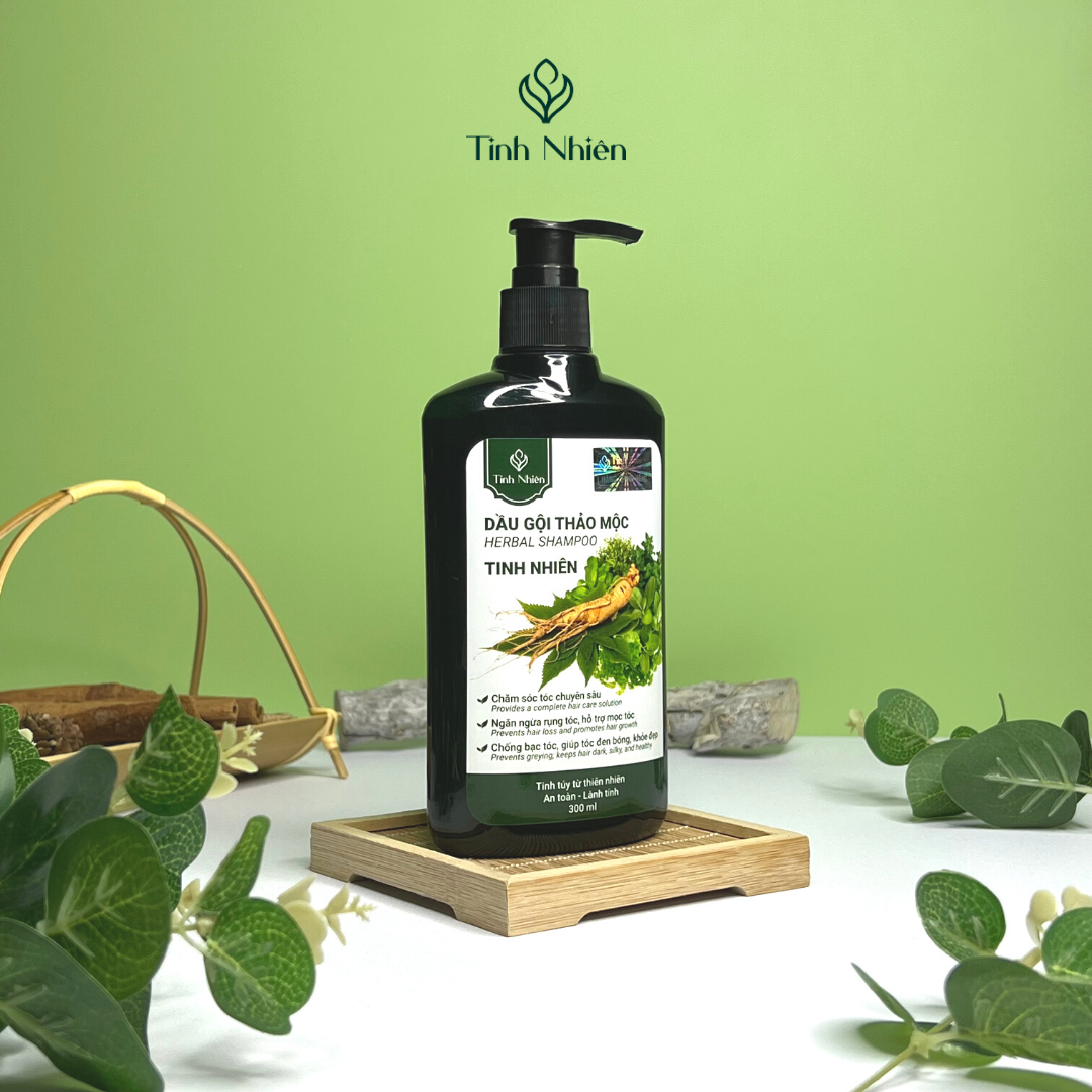 Dầu Gội Thảo Mộc Tinh Nhiên 300 ml chăm sóc tóc chuyên sâu, cho mái tóc khỏe đẹp, lộng lẫy