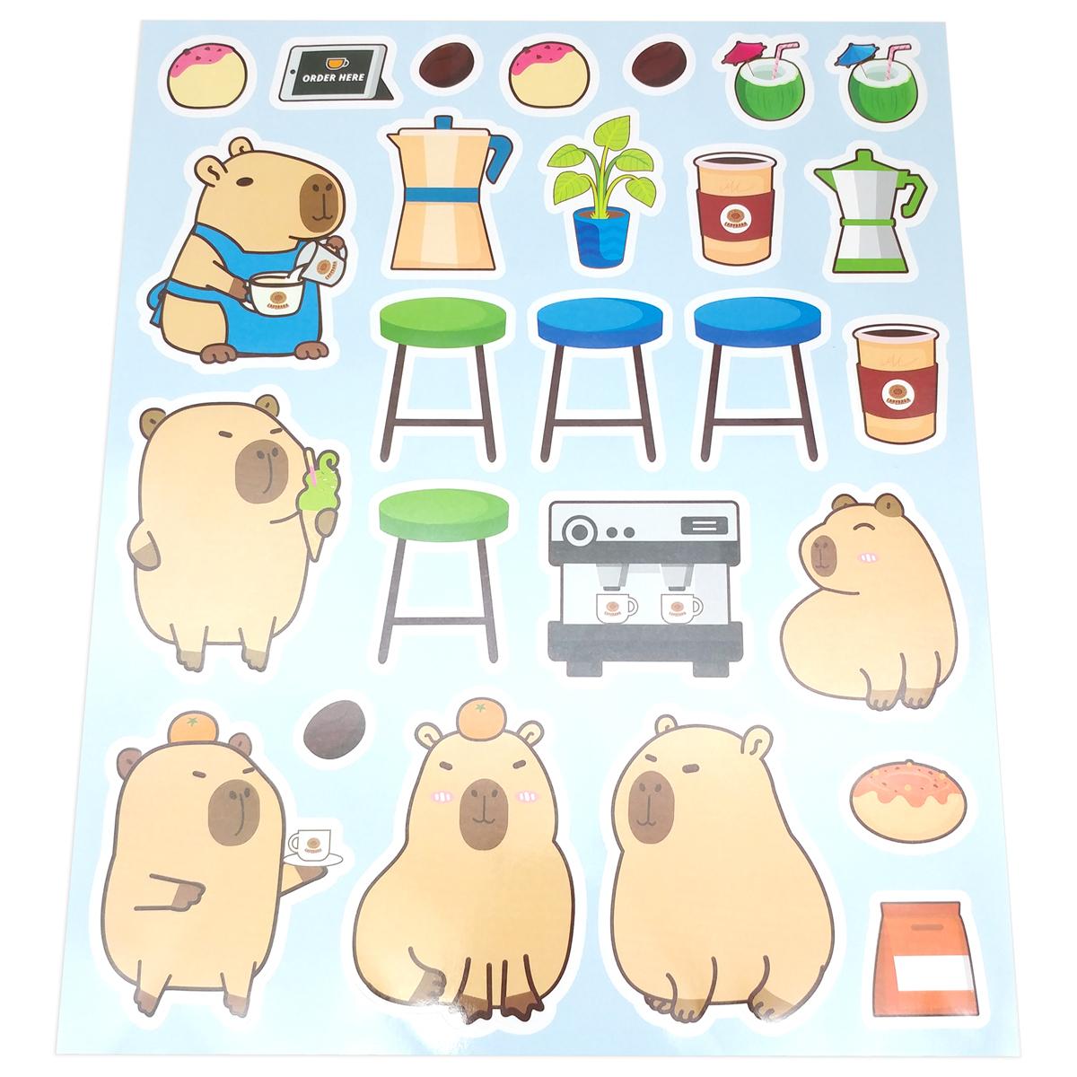 Trò Chơi Bóc Dán Tương Tác Capybara Cafe - Liên Hiệp Thành UBDTTCPBRCFHL