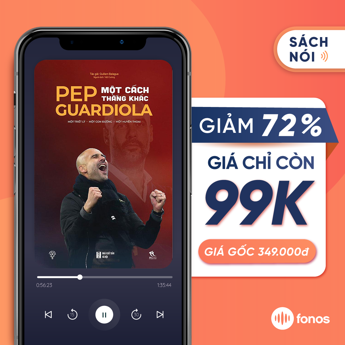 Sách nói Fonos: Pep Guardiola - Một Cách Thắng Khác