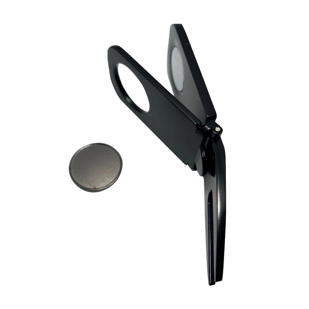 Công cụ di động Golf Divot Sửa chữa công cụ di động di động kẽm hợp kim Color: Black