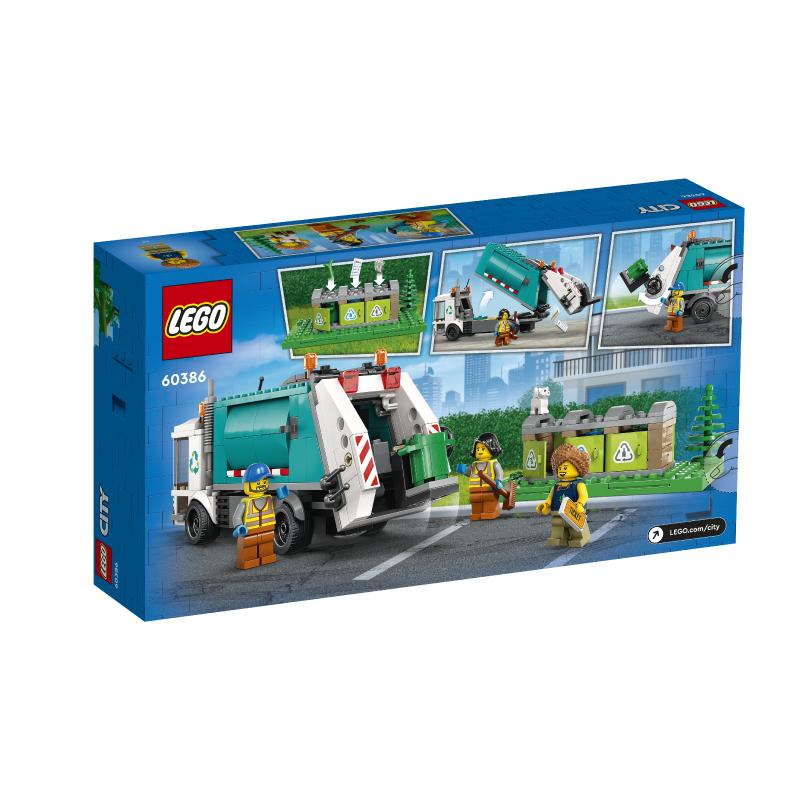 Đồ Chơi Lắp Ráp LEGO City Xe Rác Tái Chế 60386 (261 chi tiết)