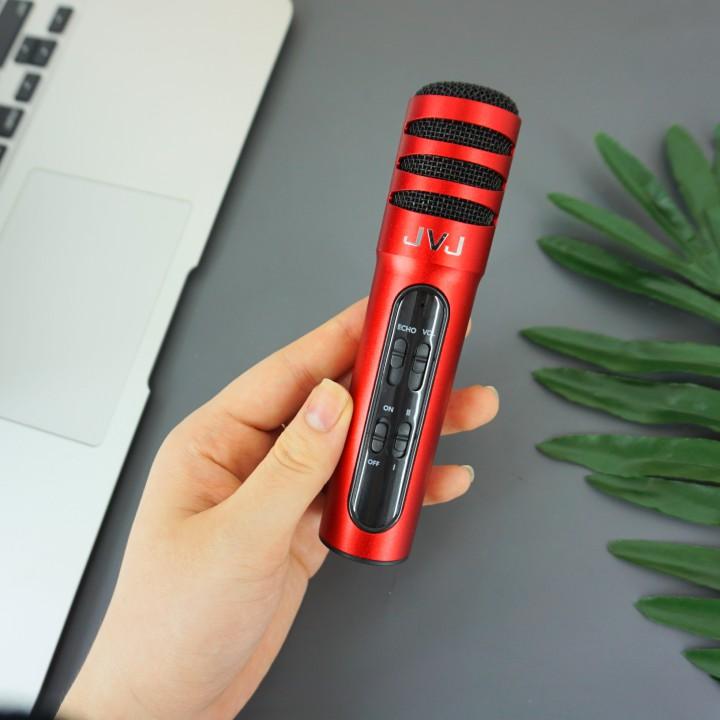 Micro livestream hát karaoke C7 JVJ - Hỗ trợ thu âm 3 in 1 Tặng kèm tai nghe và bọc bảo vệ đầu mic -Hàng chính hãng