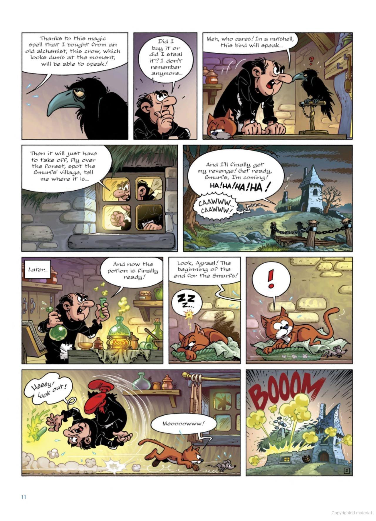 Sách ngoại văn: The Smurfs Village Vol. 3 - The Crow In Smurfy Grove