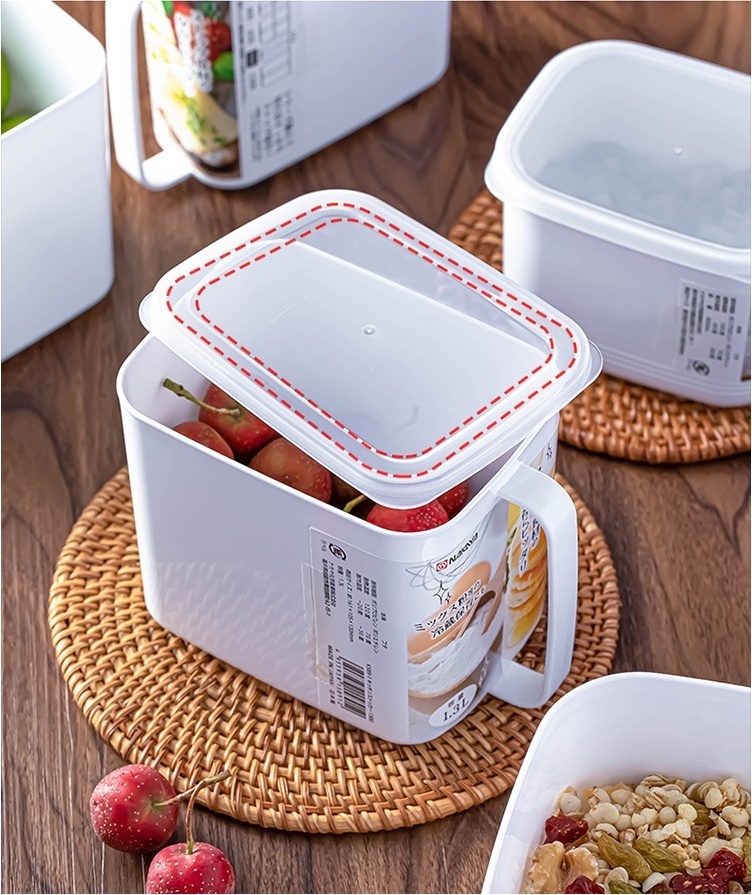 Hộp thực phẩm có tay cầm Nakaya, nắp đậy kín giúp cất giữ và bảo quản thực phẩm một cách an toàn & tiện lợi - nội địa Nhật Bản