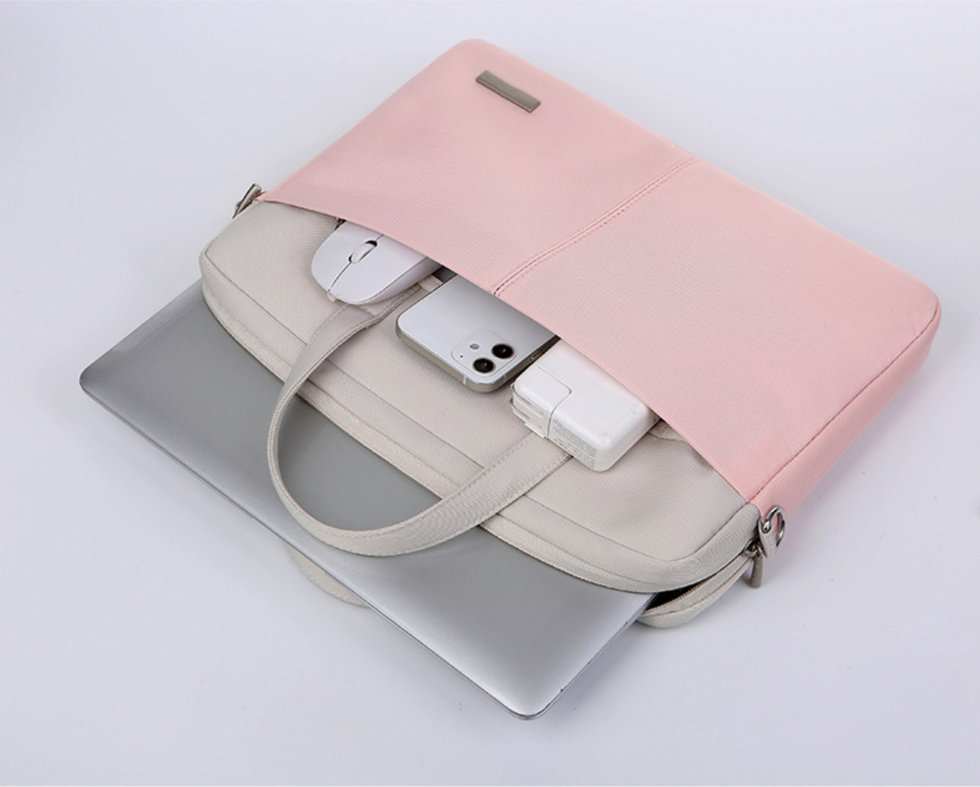 Túi chống sốc laptop macbook kèm gấu bông siêu cute đáng yêu