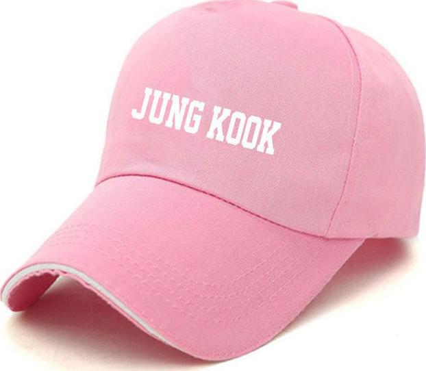 Mũ lưỡi trai Jungkook BTS hồng