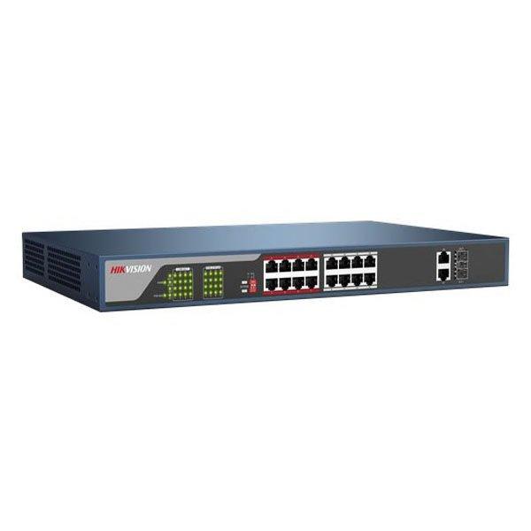 Switch mạng 16 cổng HIKVISION DS-3E0318P-E -Hàng chính hãng