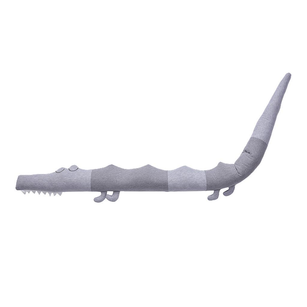 1.85m Breathable Soft Infants Babies Protector for Cradle Gray