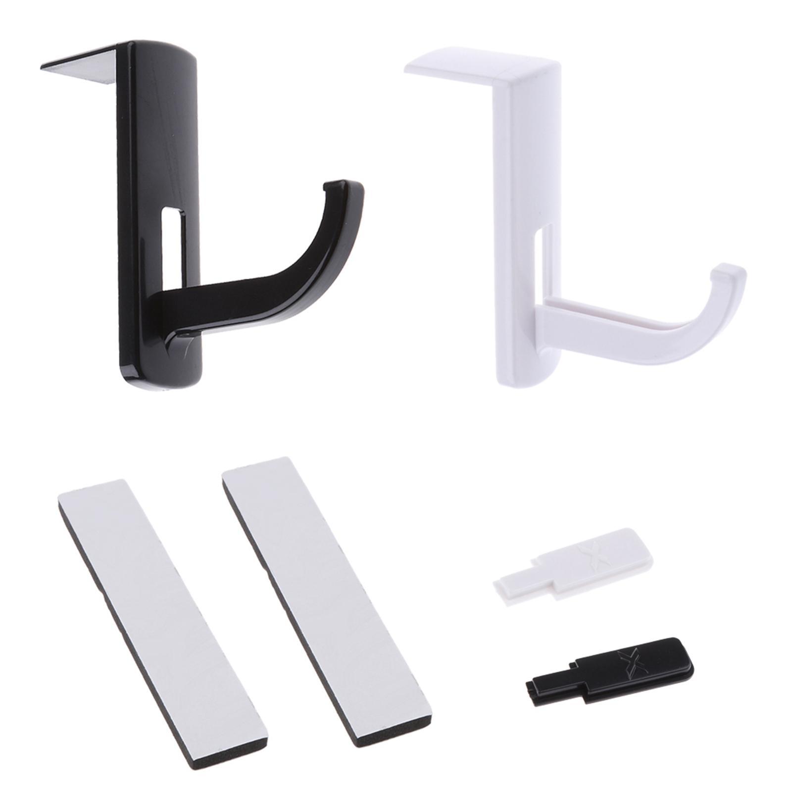 2x  2Pack Headphone Headset Hanger Wall PC Monitor Stand for