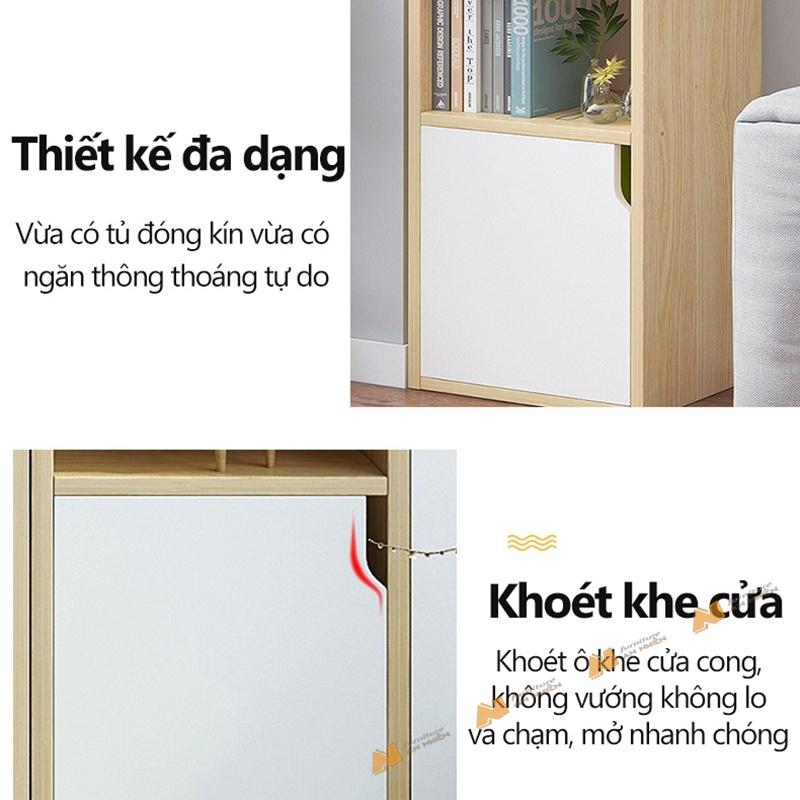 Made in VN Tủ chứa đồ đa năng nhiều tầng tủ sách tủ đầu giường gỗ gỗ mdf 17mm công ty Mộc Phát độ bền trên 30 năm AN039