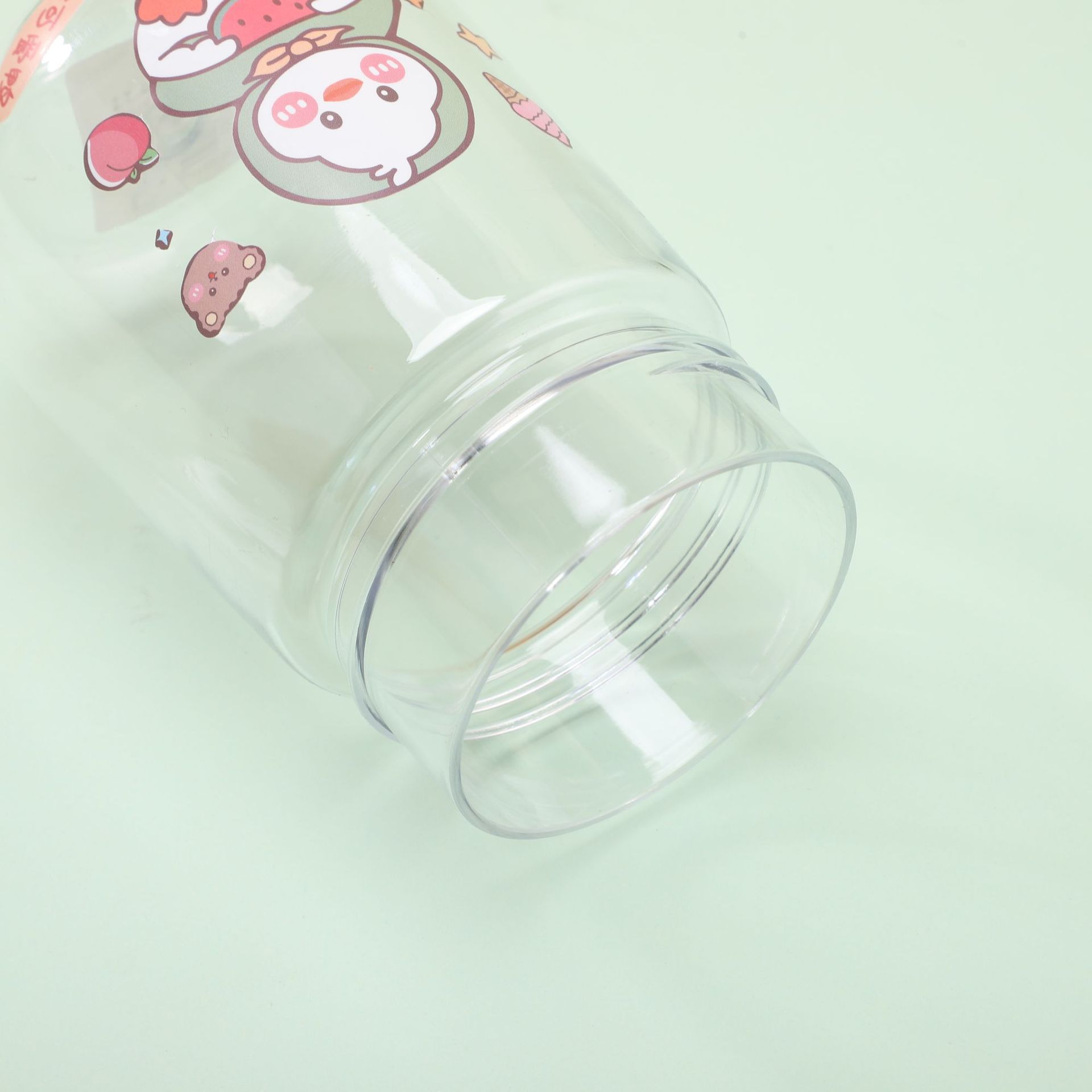 Bình Nước NẮP GẤU 600ML Có Quai Đeo Dễ Thương