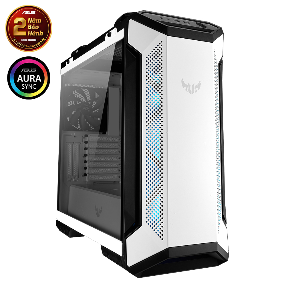 Vỏ case ASUS TUF Gaming GT501 White Edition - Hàng Chính Hãng