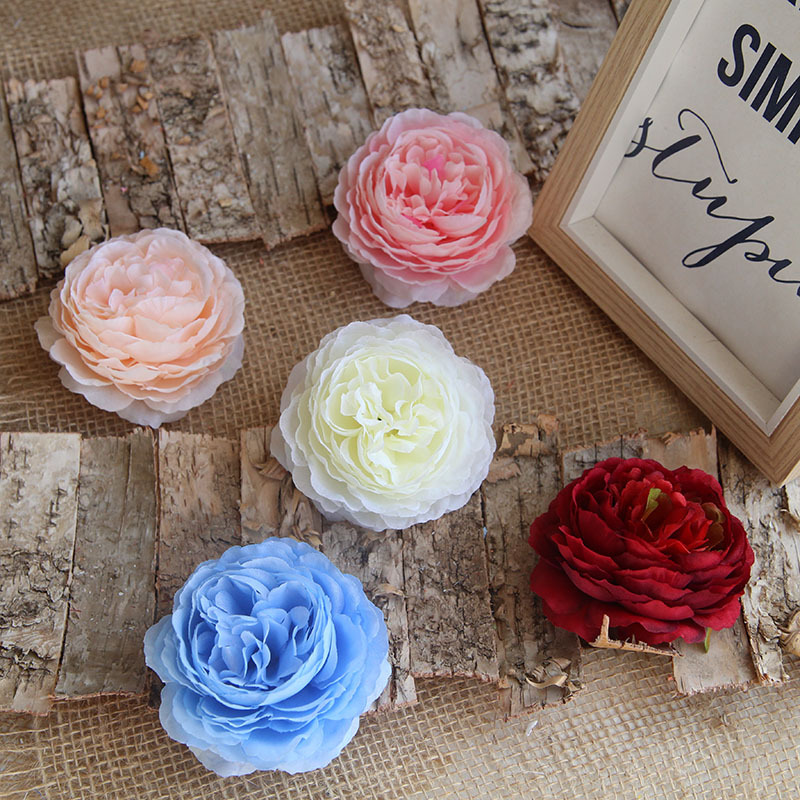 Đầu Hoa Mẫu Đơn 8CM Nhiều Cánh Trang Trí Đồ Handmade Đạo Cụ Chụp Ảnh