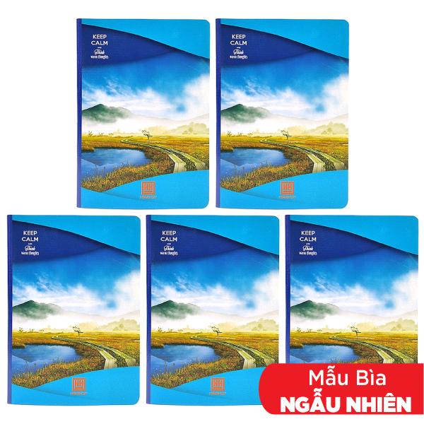 Combo 5 Tập Sao Mai Sắc Màu - Kẻ Ngang 300 Trang - Hồng Hà 1637 (Mẫu Màu Giao Ngẫu Nhiên)