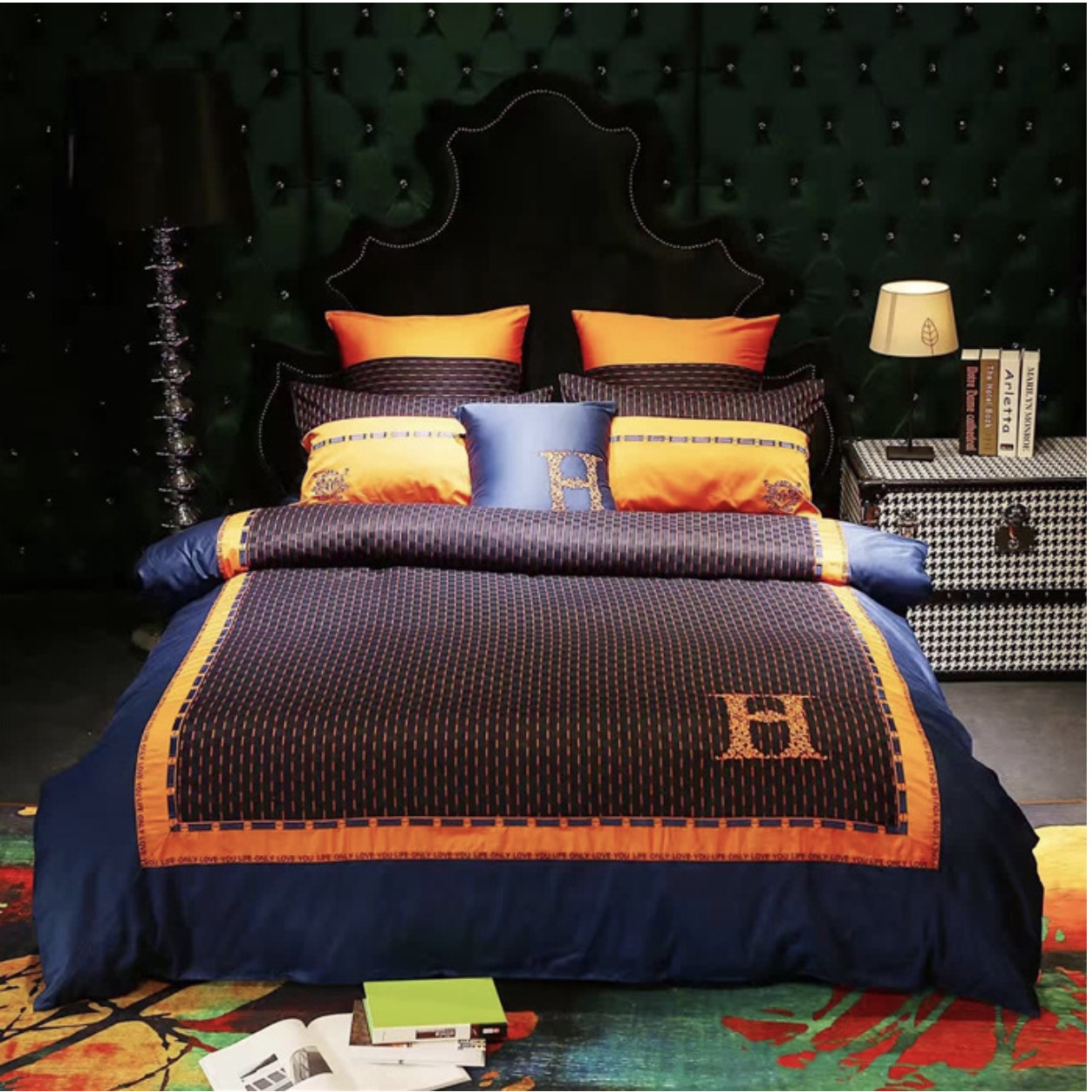 Bộ chăn gối BEDDING SET HERITAGE 3-D-F5-T4041