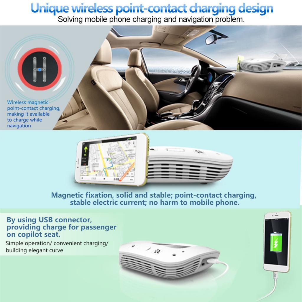 Solar Car Home Intelligent Control Air Purifier Purification Box