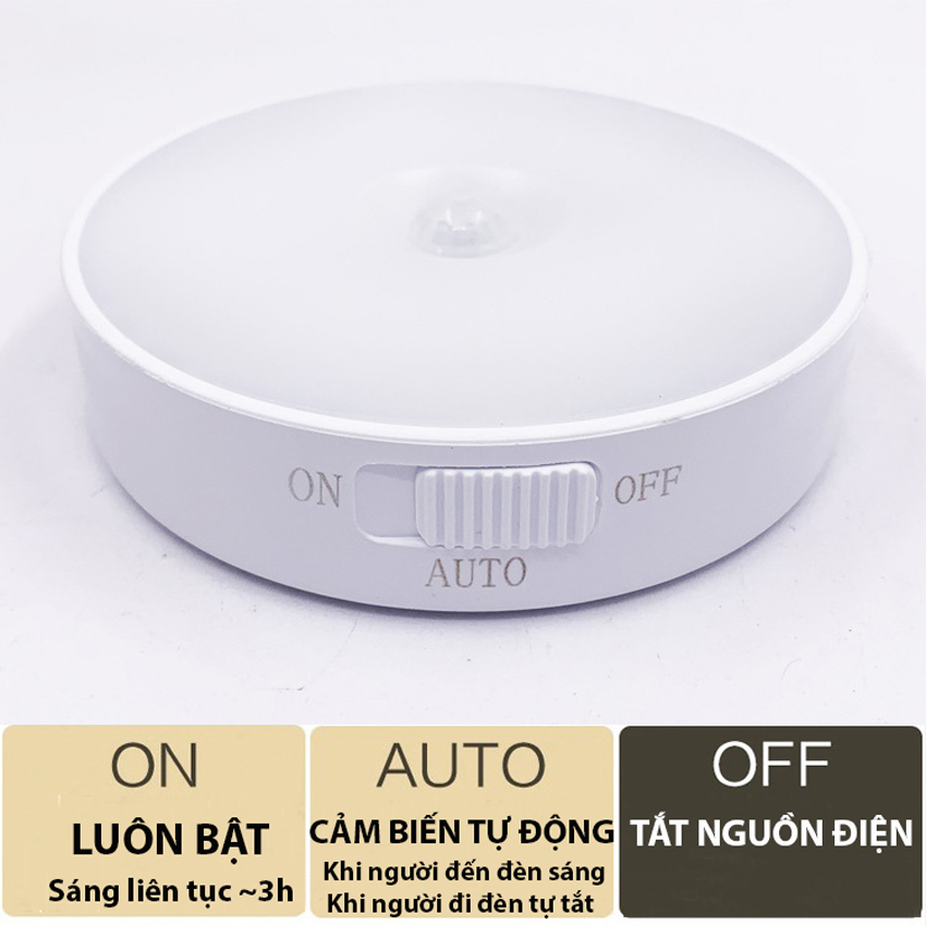 Đèn Led Cảm Biến Chuyển Động Tự Động Sáng Khi Có Người SeaSy SS30 Phiên Bản Pro - Đèn Đêm Thông Minh Không Dây Sạc USB Dung Lượng 700 mAh, Gắn Tủ Quần Áo, Hành Lang, Cầu Thang - Hàng Chính Hãng