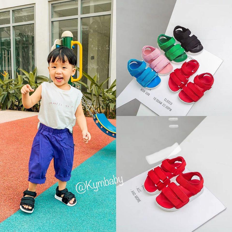 Giày sandal đơn màu cho bé G754 (Size nhỏ ở mục khác)