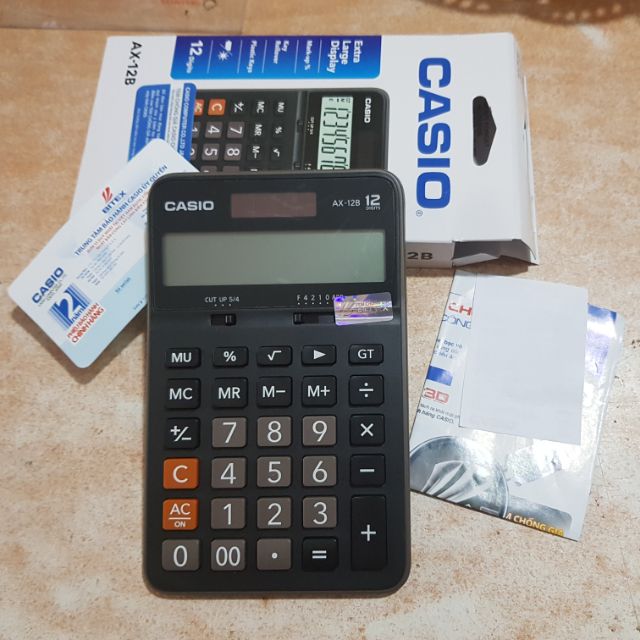 MÁY TÍNH CASIO AX-12B