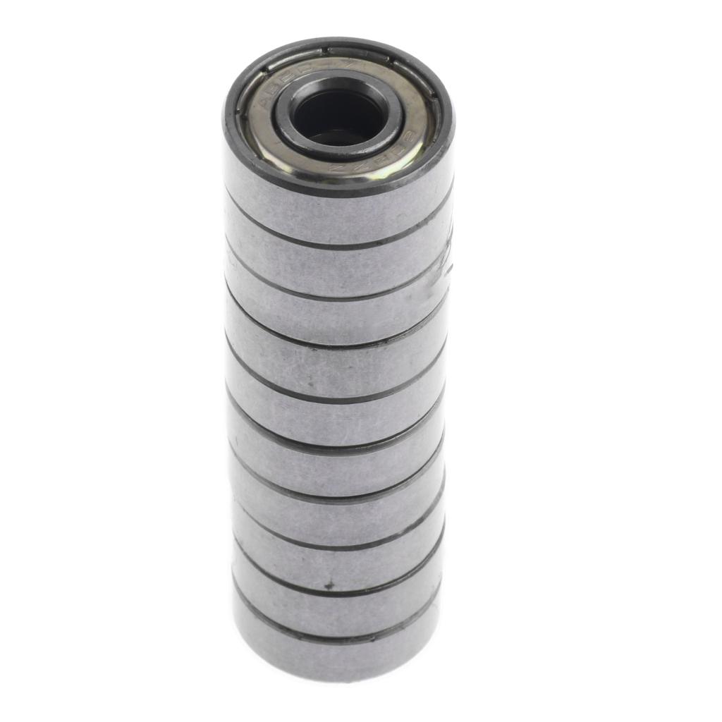 4x10Pcs 608 Skate Ball Bearings for Skateboard Scooter Hockey Silver