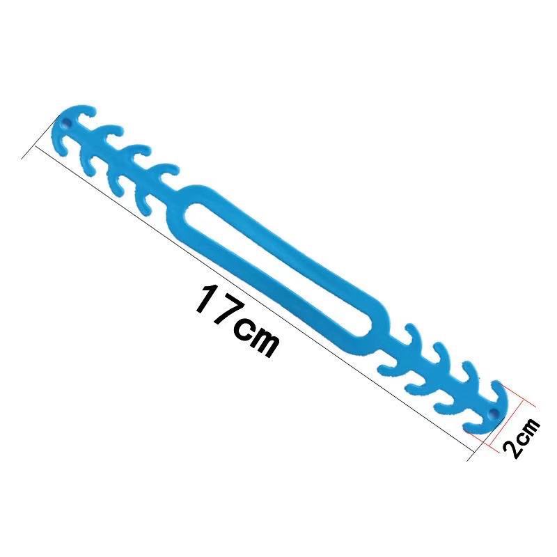 Đai nhựa dẻo đeo dây khẩu trang, Tai giả cao su mềm chống đau tai khi đeo khẩu trang silicon không hôi có lỗ cột tóc
