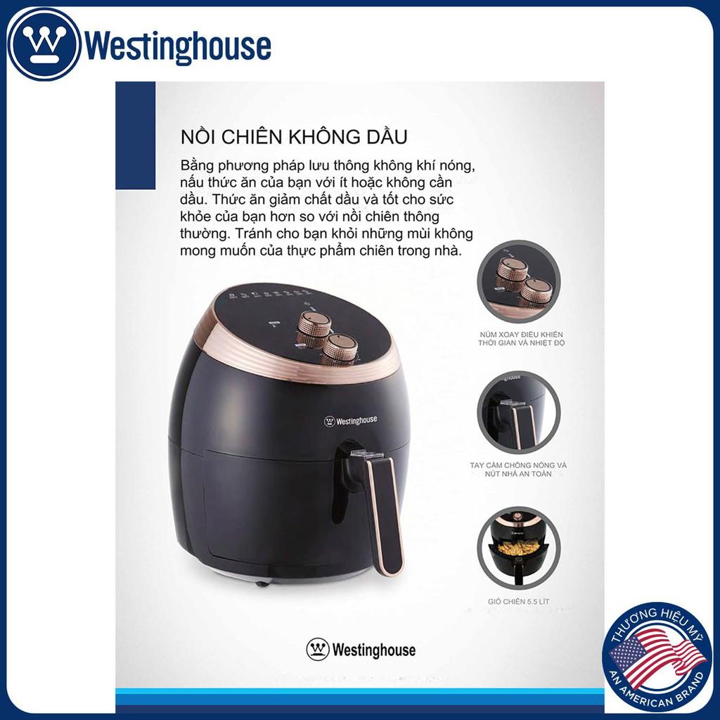 Nồi chiên không dầu Westinghouse Mỹ 5.5L - Hàng chính hãng