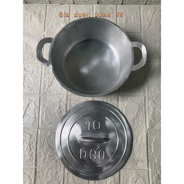 Nồi gang đúc 21cm siêu dầy siêu bóng chất lượng