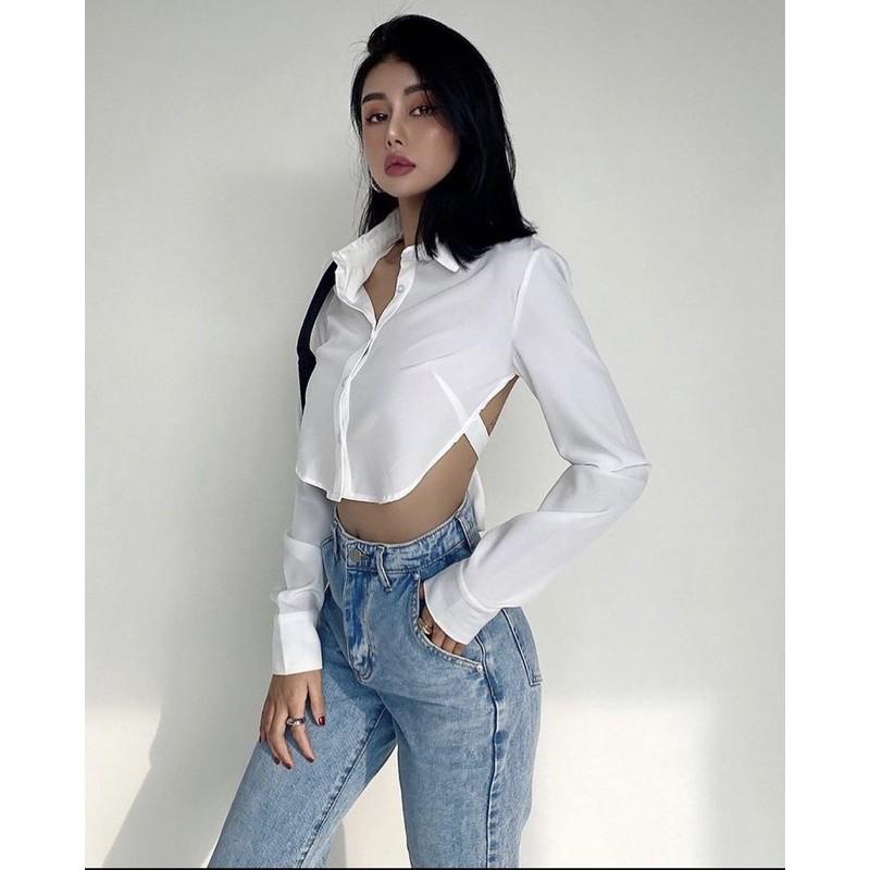 ÁO SƠMI TAY DÀI HỞ LƯNG