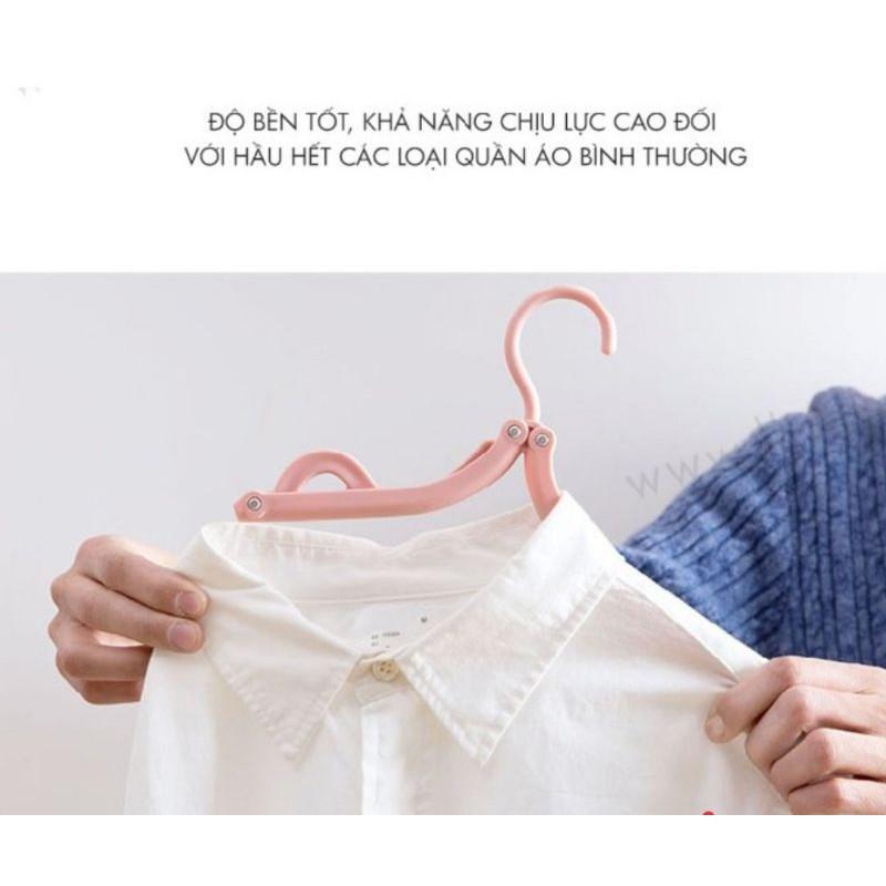 Móc nhựa treo gấp gọn mini mang đi du lịch hàng xuất Nhật