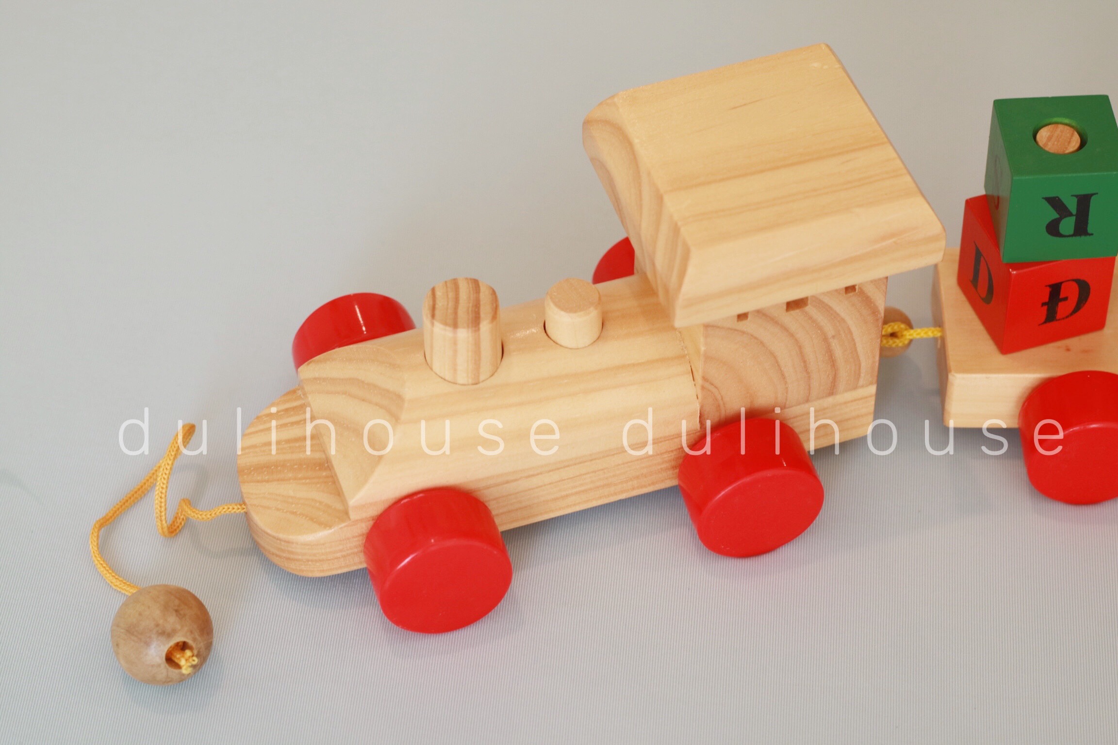 [TỪ 4 TUỔI] ĐOÀN TÀU CHỞ SỐ VÀ CHỮ BẰNG GỖ - TẬP LÀM QUEN, NHẬN BIẾT CON SỐ VÀ CHỮ CÁI - Hàng Chính Hãng