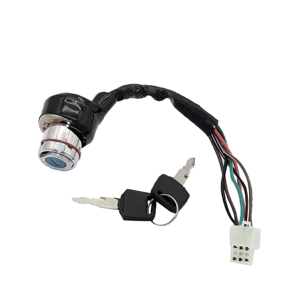 6-Wire Ignition Key Switch 150CC 200CC 250CC Pit Quad Dirt Bike ATV Buggy