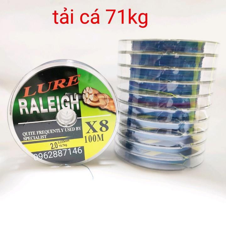 Dây dù câu cá x8 japan loại 1 tải cá 71kg