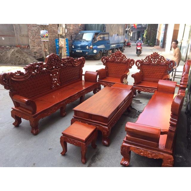 Bộ ghế hoàng gia gỗ gõ đỏ