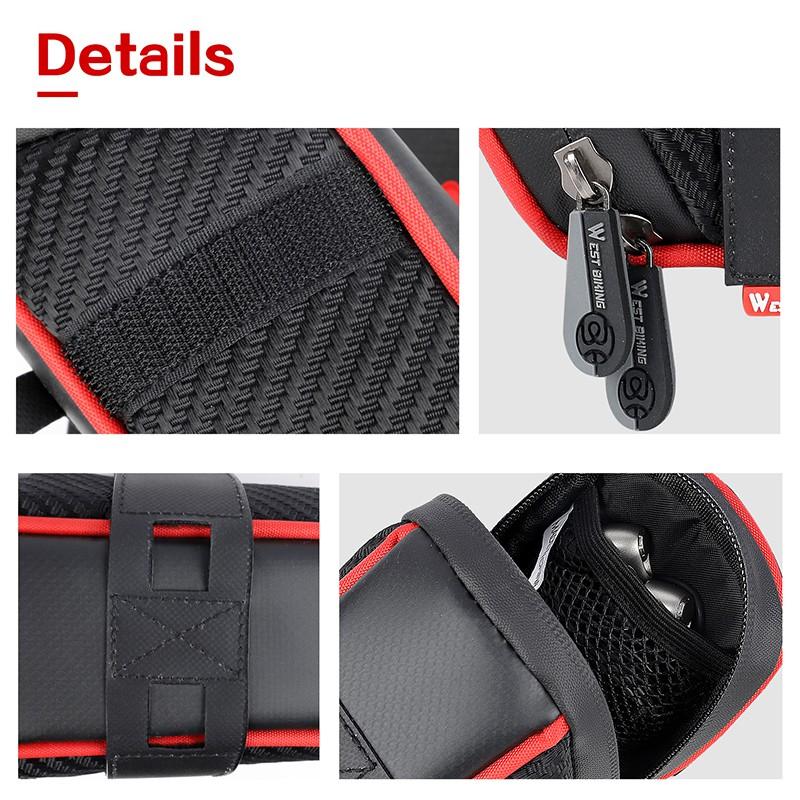 Túi Đựng Đồ Gắn Yên Sau Xe Đạp MTB Chống Sốc / Thấm Nước-Hàng chính hãng