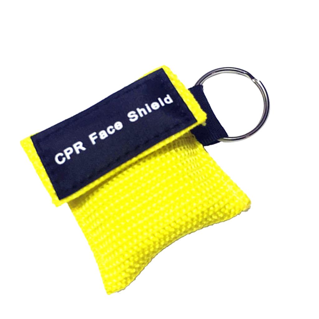 CPR Mask Keychain Emergency Survial Rescue Face Shield For First Aid