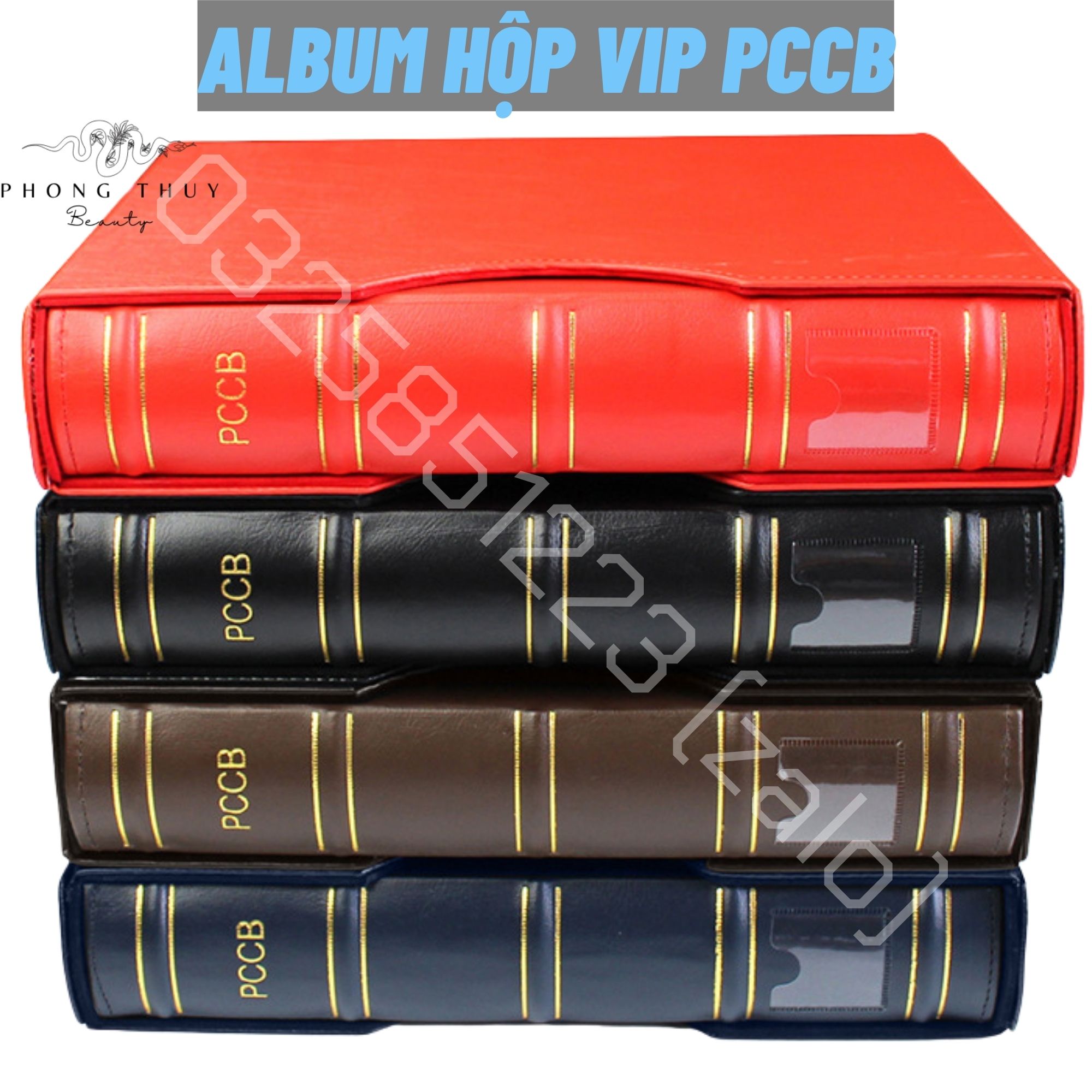 Bìa Album Vip Có Hộp Cao Cấp Chuyên Dụng Chính Hãng Của PCCB Đựng Tiền, Tem - Chưa Kèm Phơi