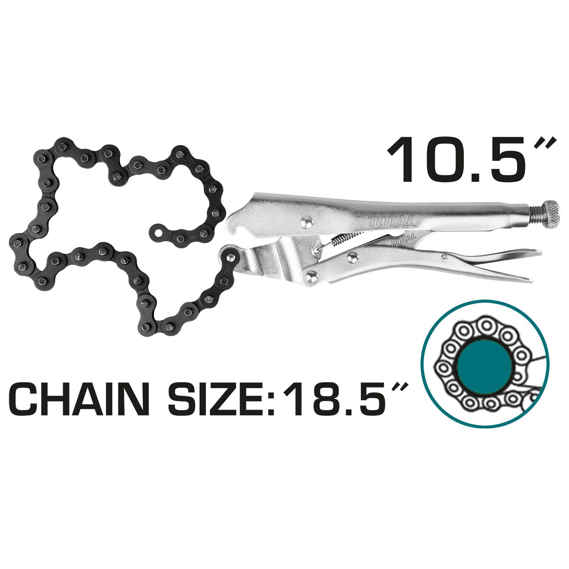 Kềm bấm xích  mở ống 10.5  inch total THT1941003