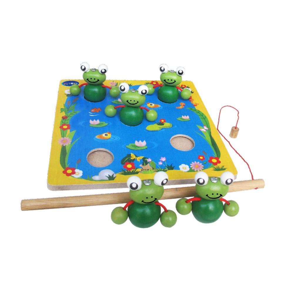 Đồ chơi gỗ Câu ếch | Winwintoys 65362 | Phát triển thị giác và sự khéo léo, kiên nhẫn | Đạt tiêu chuẩn CE và TCVN
