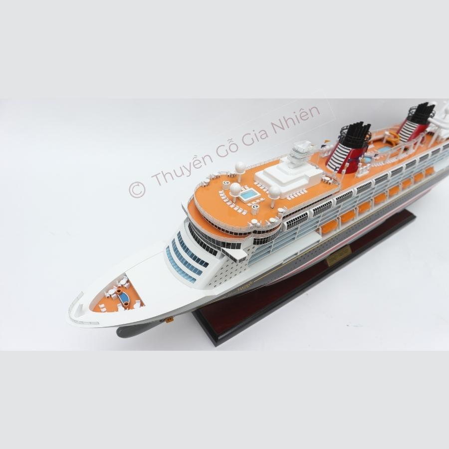 Mô Hình Thuyền Gỗ Trang Trí Phong Thủy Dạng Thuyền Du Lịch DISNEY FANTASY Chính Hãng, Hàng Xuất Khẩu Chất Lượng Cao