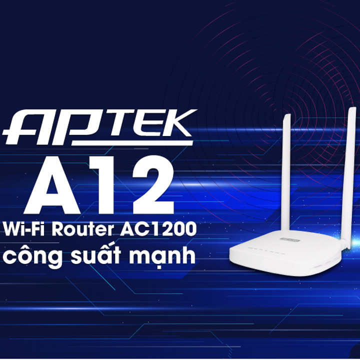 Bộ phát router wifi APTek A12 - Hàng chính hãng.