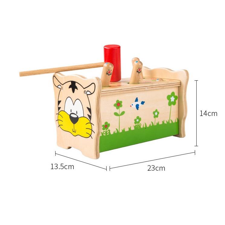 Đồ chơi gỗ- Đập chuột con Hổ
