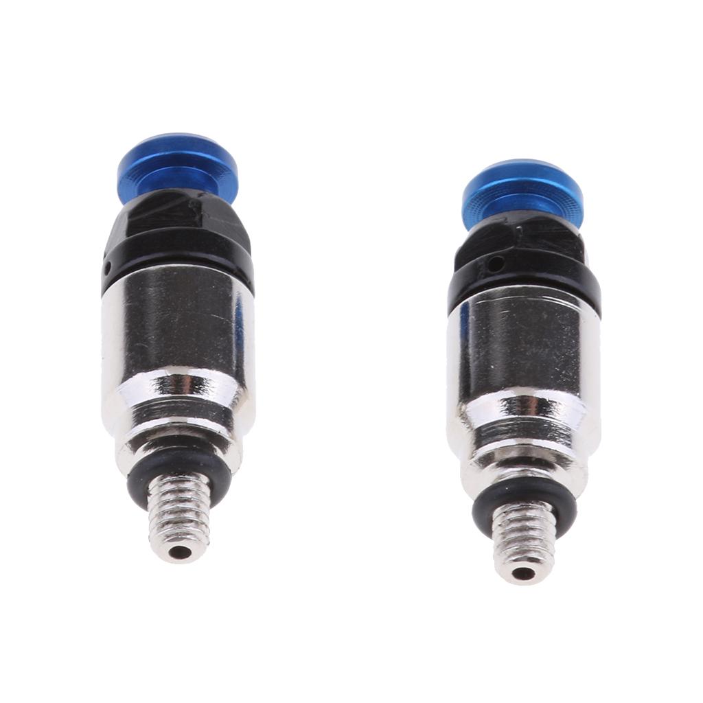Blue M4 x 0.7mm Dirt Bike Fork Air Bleeder Pressure Relief Valve for