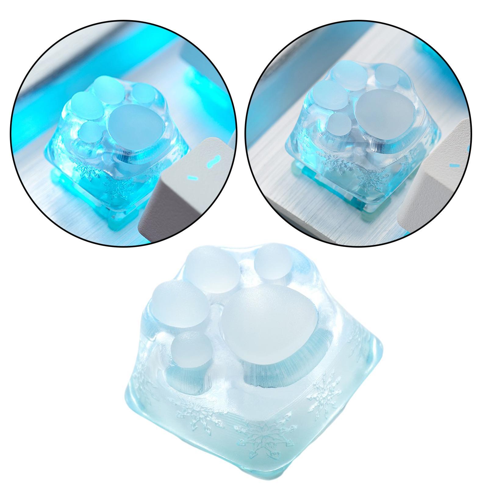 Clear Resin Mechanical Keyboard Keycap Pad for Cherry DIY