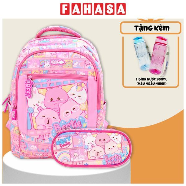 Combo Ba Lô Activego + Bóp Viết Bestie Forever Clever Hippo - Trung Học (Tặng Kèm Bình Nước 500ml)