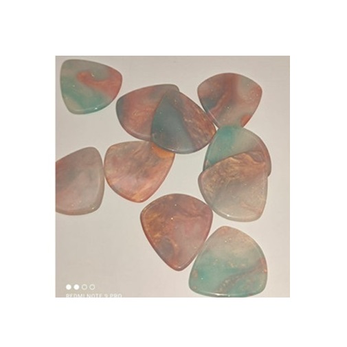 Phím gảy đàn guitar nhiều màu kim tuyến ngũ sắc | Phím gảy đàn lấp lánh kim tuyến chắc bền