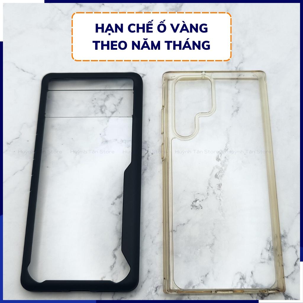 Ốp lưng chống sốc pixel 7 px 7 pro clear color ver 2 viền màu lưng trong không ố bảo vệ camera phụ kiện huỳnh tân store
