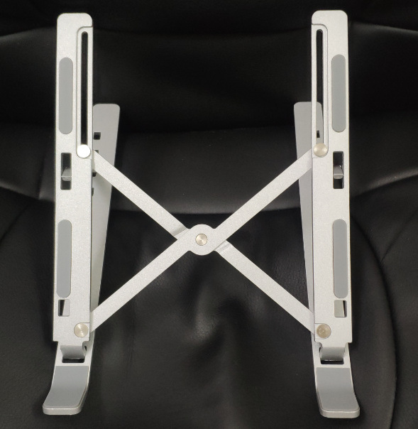 Giá đỡ laptop bằng nhôm gấp gọn dùng cho nhiều máy từ 11-17 inch, có thể điều chỉnh nhiều mức độ cao chất liệu hợp kim nhôm cao cấp HD00019