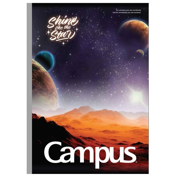Vở Galaxy B5 Kẻ Ngang Có Chấm 120 Trang ĐL 70g/m2 - Campus NB-BGLX120 (Mẫu Màu Giao Ngẫu Nhiên)