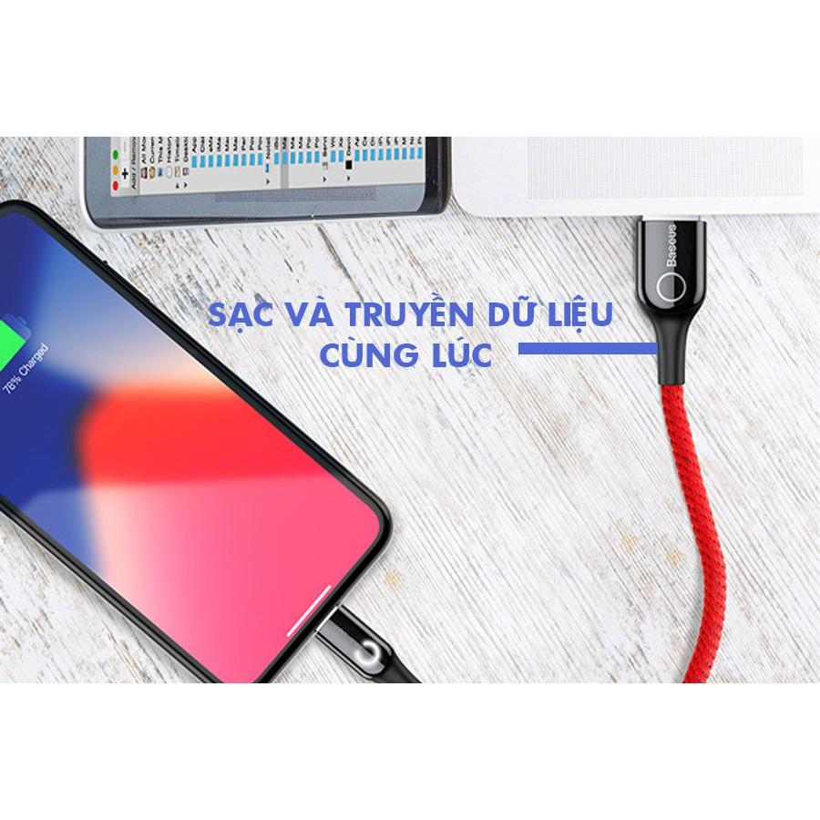 Cáp sạc tự ngắt khi đầy pin thông minh baseus dành cho iphone