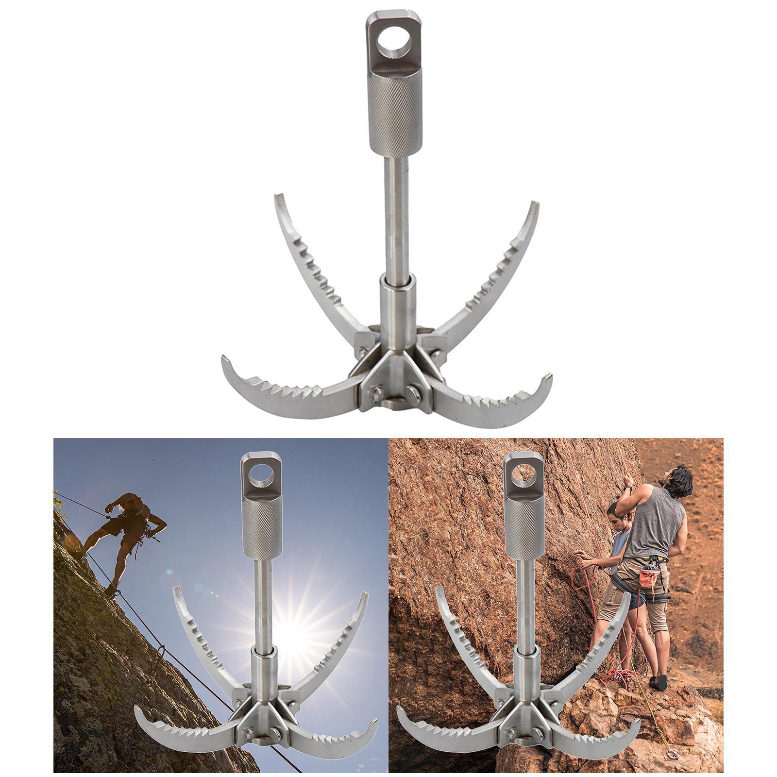Grappling Hook, Durable Outdoor Multifunctional Climbing Hook for Survival Hiking